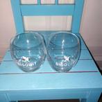 Bisquit cognac glazen maison fondee en 1819 /2 stuks, Ophalen, Zo goed als nieuw, Overige typen