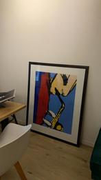 Herman brood 120 hoog bij 1 meter, Ophalen, 100 tot 125 cm, Schilderij, 75 cm of meer