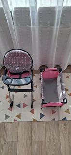 Bayer poppen assessoires (stoel, bedje en tas), Kinderen en Baby's, Speelgoed | Poppen, Ophalen, Zo goed als nieuw, Babypop