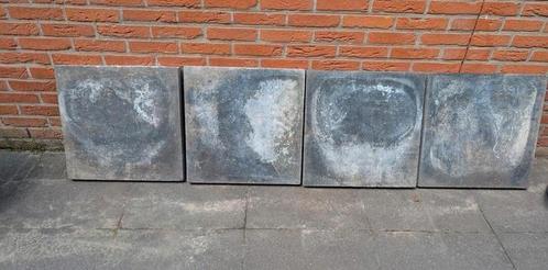 Terrastegel Manhattan 50x50x5cm zwart Gamma, Tuin en Terras, Tegels en Klinkers, Zo goed als nieuw, Terrastegels, Beton, Minder dan 5 m²