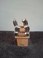 Messenblok. Thomas., Ophalen of Verzenden, Rvs of Chroom