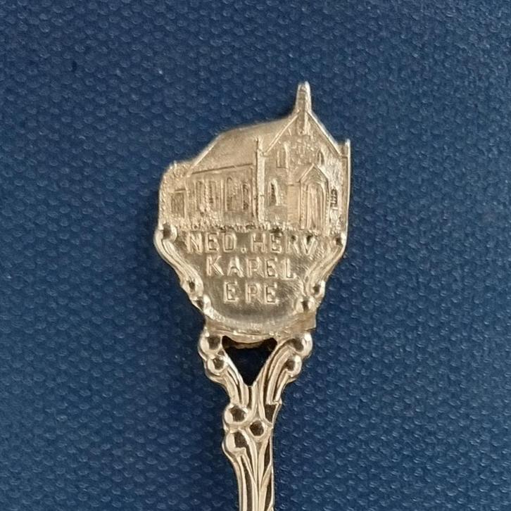 verzilverd lepeltje Ned. Herv. Kerk Epe (P paardenhoofd R), Antiek en Kunst, Antiek | Bestek, Ophalen of Verzenden