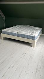 Auping Auronde sand 180x200 + spiraalbodem, Ophalen, Verstelbaar, Japandi scandinavisch minimalistisch design, Beige