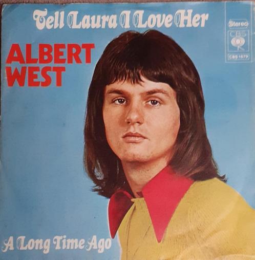 Juke-Box Single (1973) Albert West - Tell Laura I Love Her, Cd's en Dvd's, Vinyl | Pop, Gebruikt, 1960 tot 1980, Overige formaten