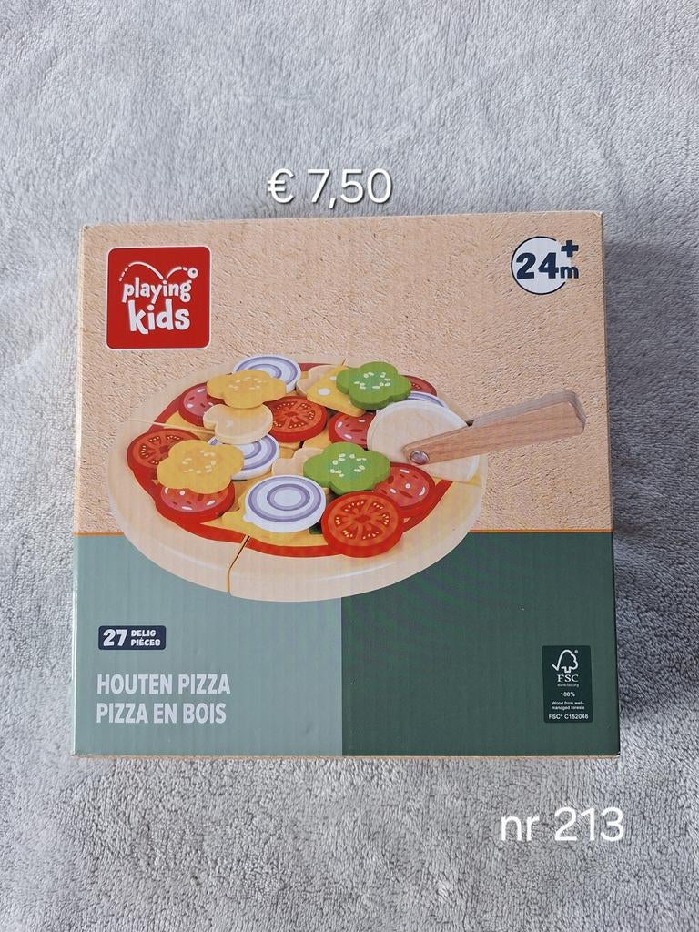 Nieuw Pizza set hout tbv goed doel, Ophalen of Verzenden, Nieuw