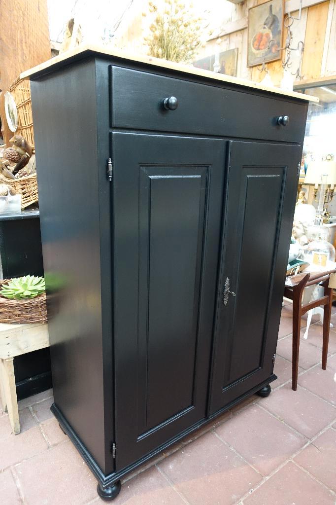 Zwarte meidenkast, Huis en Inrichting, Kasten | Overige, Zo goed als nieuw, Ophalen