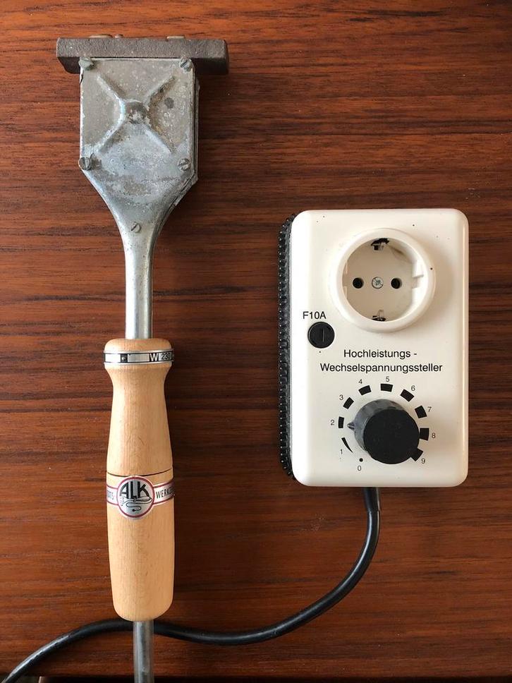 Brandstempel inclusief netspanning schakelaar, Hobby en Vrije tijd, Stempelen, Zo goed als nieuw, Ophalen of Verzenden