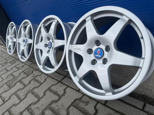 Saab Hirsch six spoke velgen 17" in nette staat, Auto-onderdelen, Banden en Velgen, Velg(en), Gebruikt