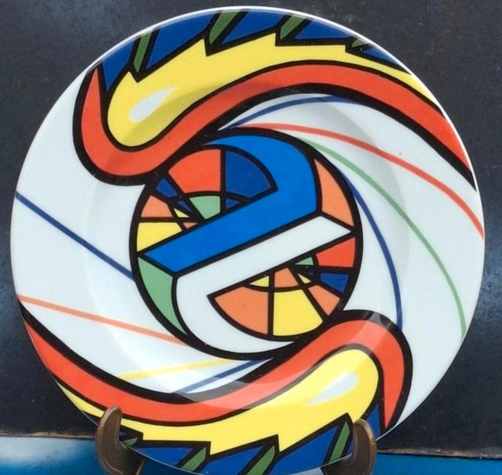 Wandbord. Closky (1963).Parijs. 21 cm., Antiek en Kunst, Antiek | Wandborden en Tegels, Ophalen
