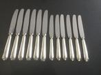 12 1e gehalte zilveren tafelmessen Gerritsen/Sola glad model, Ophalen, Zilver