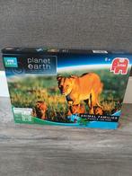 BBC EARTH jumbo puzzel animal families 150 stukjes, Ophalen of Verzenden, Meer dan 50 stukjes, Gebruikt, 6 jaar of ouder
