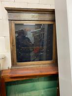 vitrinekastje, Huis en Inrichting, Kasten | Vitrinekasten, Ophalen, Gebruikt, 50 tot 100 cm, Minder dan 25 cm