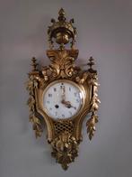 Grote Brons vuurvergulde cartelklok, Antiek en Kunst, Antiek | Klokken, Ophalen