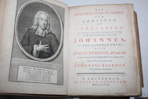 J, Temmink - Hogepriesterlyk gebed + Lykrede J. Boskoop, Antiek en Kunst, Antiek | Boeken en Bijbels, Ophalen of Verzenden