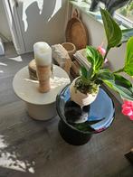 HK Living tafeltjes Earthenware, Ophalen, Overige materialen, Minder dan 50 cm, Rond