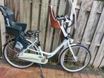 Gazelle Bloom moederfiets met twee kinderzitjes, Fietsen en Brommers, Fietsen | Dames | Moederfietsen, Ophalen, 2 zitjes, 53 tot 56 cm