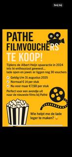 Pathe vouchers, Tickets en Kaartjes, Drie personen of meer, Vrijkaartje alle films