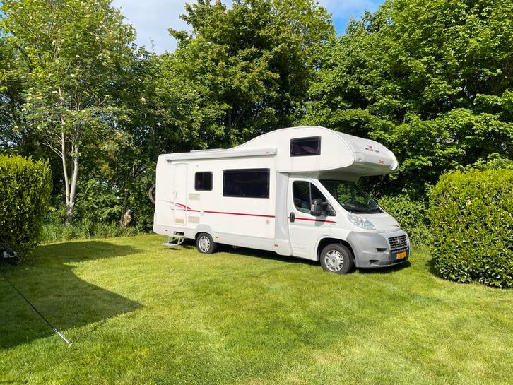 Fiat Ducato Trigano Rollerteam 6persoons camper bj 2009, Caravans en Kamperen, Campers, Particulier, tot en met 6, Half-integraal