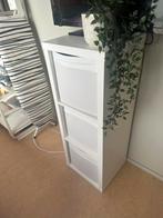 Ikea Kallax Kast met 3 Manden, Huis en Inrichting, Ophalen, Met plank(en), 100 tot 150 cm, Zo goed als nieuw
