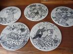 BJORN WIINBLAD wandversiering 5 stuks., Verzenden