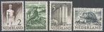 4 Zomerzegels 1950 postfris, Na 1940, Verzenden, Postfris