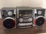 Philips Radio Cd - Cassette set speler & 2 boxen 80 watt, Audio, Tv en Foto, Stereo-sets, Zo goed als nieuw, Ophalen