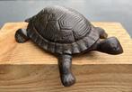 gietijzeren dierenbeeld van een schildpad donkerbruin SG315, Verzamelen, Nieuw, Ophalen of Verzenden, Dier