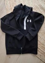 Under Armour Zwarte Hoodie Maat 140, Jongen of Meisje, Trui of Vest, Ophalen of Verzenden, Zo goed als nieuw