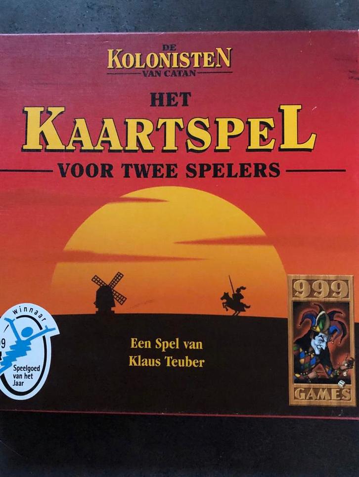 Kolonisten van Catan Kaartspel  incl. Tovenaars&Draken, Hobby en Vrije tijd, Gezelschapsspellen | Kaartspellen, Zo goed als nieuw