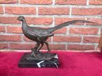 mooi bronzen beeld, levensechte fazant, Antiek en Kunst, Ophalen of Verzenden