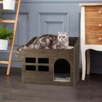 Houten Kattenhuis Met Kussen - Vintage Kattenbed, Niet ingevuld, Verzenden, Niet ingevuld, Nieuw