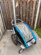 Thule Chariot CX-2, Fietsen en Brommers, Fietsaccessoires | Aanhangers en Karren, Ophalen, Opvouwbaar, Zo goed als nieuw, 40 tot 60 kg