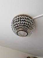 Gave antieke kristallen plavonnire in zeer goede staat, Huis en Inrichting, Lampen | Kroonluchters, Ophalen of Verzenden, Zo goed als nieuw