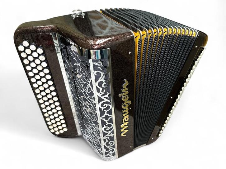 Maugein knopaccordeons C=Griff 96 bas compact model, Muziek en Instrumenten, Accordeons, Zo goed als nieuw, Knopaccordeon, 96-bas