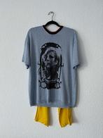 Raf Simons Knitted Print T-Shirt Scarf Patchwork Size M, Kleding | Heren, Grijs, Maat 48/50 (M), Zo goed als nieuw, Raf Simons