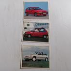 Drie leuke oude autostickers.   PANINI. Plakboek., Auto diversen, Autostickers, Ophalen of Verzenden