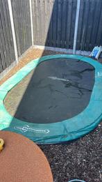 Ovale trampoline, Ophalen of Verzenden, Zo goed als nieuw