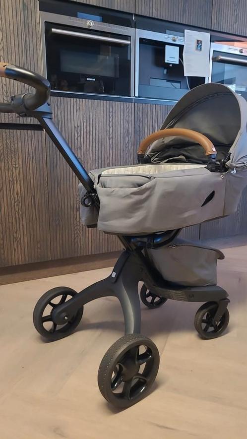 Stokke Xplory X incl wieg en maxi cosi adapters, Kinderen en Baby's, Kinderwagens en Combinaties, Zo goed als nieuw, Overige merken