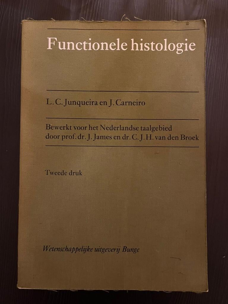 Functionele histologie, Ophalen of Verzenden, Gelezen, Natuurwetenschap