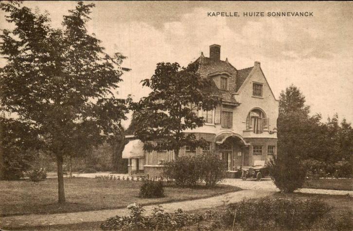 Kapelle- Huize Sonnevanck, Verzamelen, Ansichtkaarten | Nederland, Gelopen, Zeeland, Voor 1920, Ophalen of Verzenden