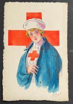 fr 1905  rode kruis verpleegster zuster illustrateur, Verzenden, Voor 1920, Ongelopen, Overige thema's
