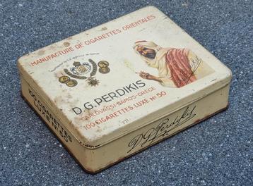 Vintage D.G. Perkidis Sigarettendoosje beschikbaar voor biedingen