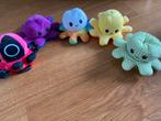 Tweezijdige mood octopus 4x astronaut 1x omkeerbaar, Kinderen en Baby's, Speelgoed | Knuffels en Pluche, Ophalen of Verzenden