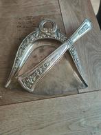 Antieke Koperen Tafelschuiver, Stoffer en Blik, Antiek en Kunst, Ophalen of Verzenden, Koper