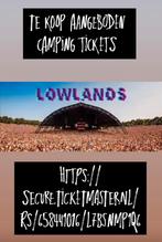 Lowlands camping tickets 2025, Tickets en Kaartjes, Evenementen en Festivals, Twee personen