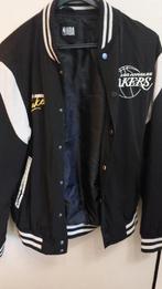 NBA Lakers Varsity Jacket - Zwart/Wit - Maat M, Maat 48/50 (M), Zwart, Zo goed als nieuw, NBA