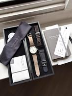 NOMOS Club Campus 38 White ref.735, geserviced + twee banden, Sieraden, Tassen en Uiterlijk, Overige merken, Leer, Staal, Polshorloge