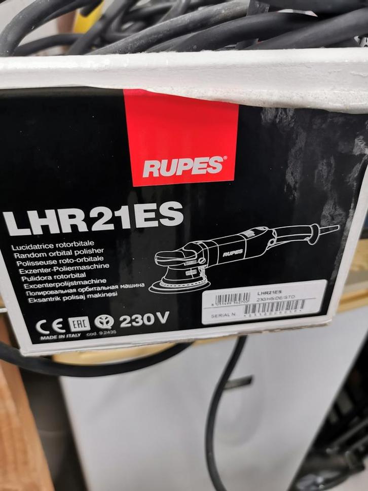 Poetsmachine bigfoot Rupes LHR21ES - excentrisch, Auto diversen, Autogereedschap, Zo goed als nieuw, Ophalen