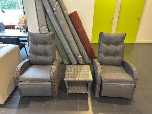 Garden Collections Detroit bistroset, Tuin en Terras, Tuinsets en Loungesets, Zo goed als nieuw, Loungeset, Wicker, 2 zitplaatsen