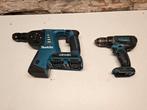 Makita 18 volt boorhamer body, Ophalen of Verzenden, Gebruikt, Boormachine